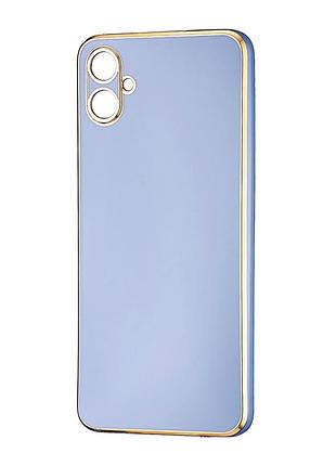 Чехол tpu противоударный для samsung a05 синего цвета
