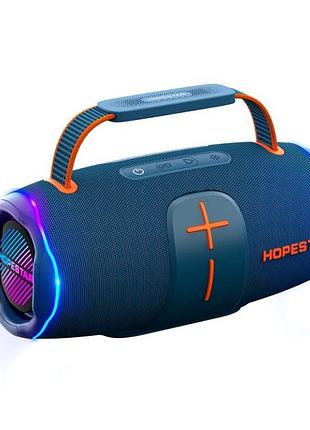 Портативная bluetooth-колонка hopestar h53 pro с поддержкой карты памяти и 3.5 мм разъема синий