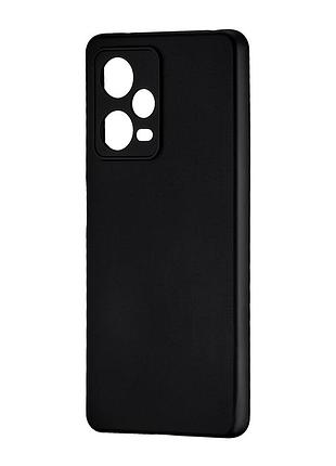 Чехол tpu противоударный с защитой камеры для redmi note 12 pro 5g черный