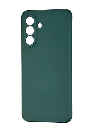 Чехол tpu защита камеры для samsung a36 5g темно-зеленый противоударный