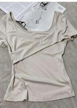 Shein отличная бежевая блузка как новая