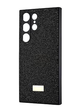 Чехол силикон star diamond противоударный для samsung s23 ultra черный