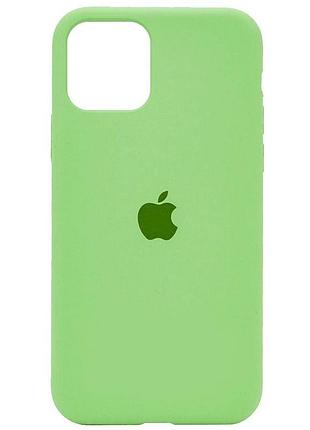 Чехол силиконовый противоударный для iphone 11 pro max мятный