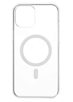 Чохол spigen ultra hybrid magsafe tpu протиударний для iphone 12 pro прозорий
