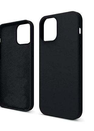 Чехол силиконовый противоударный для iphone 16e черный 3