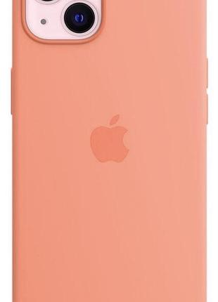 Чехол silicone full case для iphone 13 peach (08) персиковый