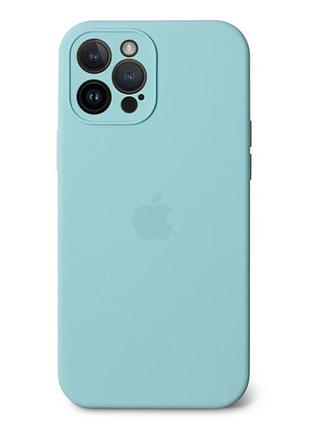 Чехол silicone case full camera protective для iphone 15 pro - marine