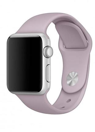 Силиконовый ремешок для apple watch 42mm/44mm/45mm lavander лаванда