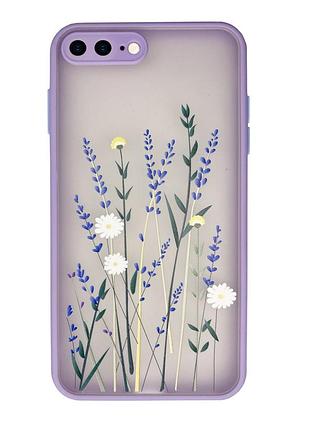 Чехол противоударный для iphone 8 plus (02) lavanda лаванда