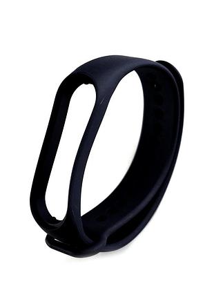 Ремешок силиконовый противоударный для mi band 7 темно-синий