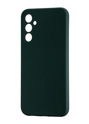 Чохол силіконовий протиударний для samsung a34 5g темно-зелений