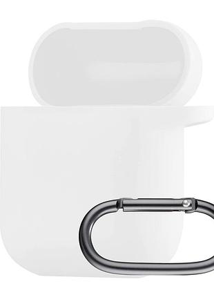 Чохол силіконовий 1,2mm протиударний для airpods 1/2 білий