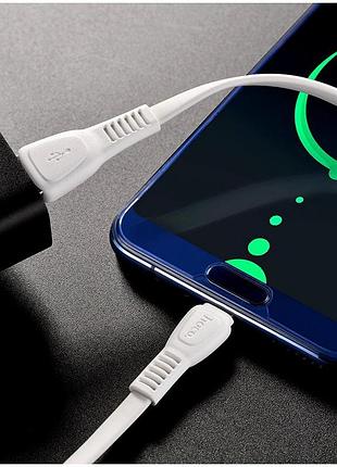 Кабель hoco x40 noah lightning 2.4a для iphone белый 3