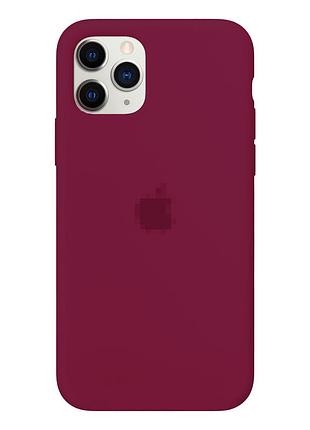 Чехол silicone case для iphone 11 pro max защитный аксессуар розового цвета для надежной защиты устройства