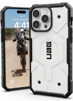 Чохол uag з magsafe для iphone 15 pro білий захисний аксесуар для надійного захисту телефона
