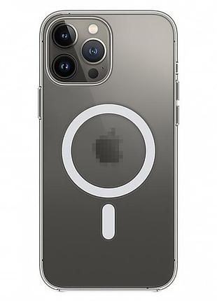 Чехол clear case с magsafe для iphone 13 pro прозрачный защитный аксессуар для надежной защиты устройства