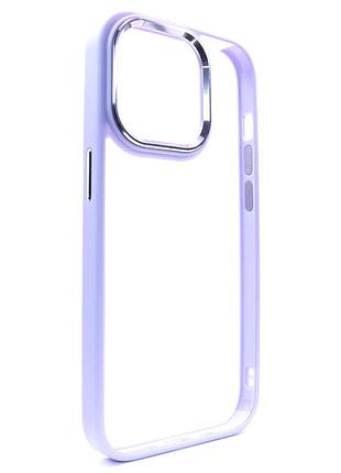 Чехол crystal guard для iphone 13 фиолетовый защитный аксессуар для сохранения устройства