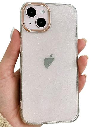 Чехол для iphone 16 sparkle case прозрачный защитный аксессуар для стильной защиты от повреждений