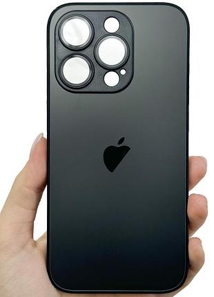 Чехол ag glass с magsafe для iphone 15 pro max черный защитный аксессуар с магнитной зарядкой