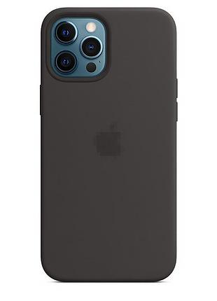 Чохол silicone case для iphone 13 pro захисний аксесуар у кольорі charcoal gray