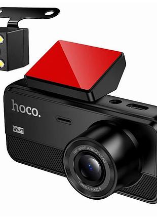 Видеорегистратор hoco dv15 hd 1080p автоматическая запись с зарядным кабелем черный