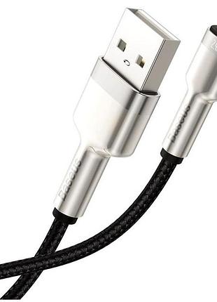 Кабель baseus cafule 2м lightning 2.4a для iphone черный 5