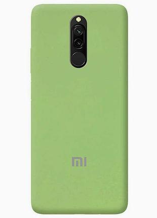 Чохол silicone case premium для xiaomi redmi 8 mint (19) м'ятний