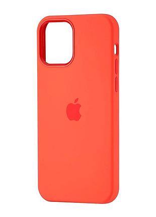 Чохол силіконовий magsafe протиударний для iphone 12/12 pro рожевий