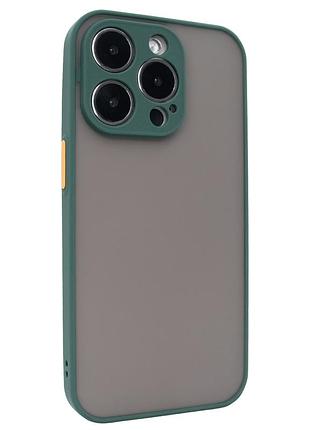 Чехол avenger case для iphone 15 pro защитный аксессуар темно-зеленый для камеры и съемки