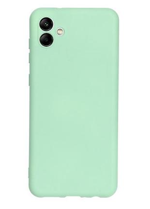 Чехол silicone case для samsung premium a04 mint (19) мятный