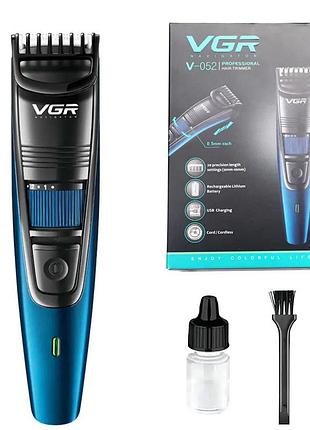 Машинка для стрижки волосся та бороди, з usb, vgr v-052 / тример для стрижки / чоловічий тример для бороди