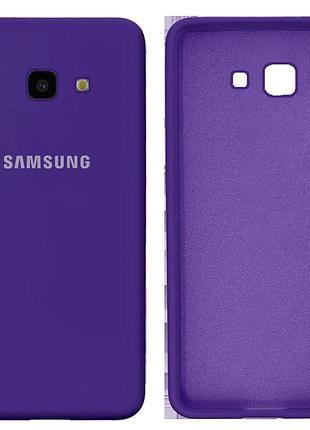 Чохол силіконовий full протиударний premium для samsung j4+ (7) ultraviolet ультрафіолетовий