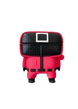 Чехол case 3d для airpods игра кальмара (59) квадрат