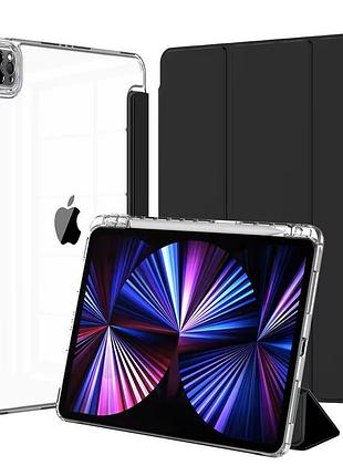 Чехол soft-touch smart case для ipad air 4 5 10.9 защита от ударов черный