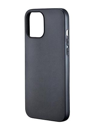 Чохол силіконовий протиударний для iphone 12 pro max чорний