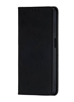 Чехол-книжка premium кожзам противоударный для samsung m54 5g черный