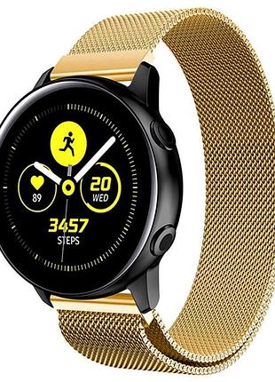 Ремешок миланская петля нержавеющая сталь для gear s3/s2 золотой магнитный