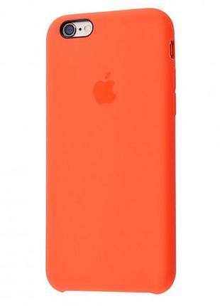Чохол silicone case для iphone 6 plus/6s plus orange жовтогарячий