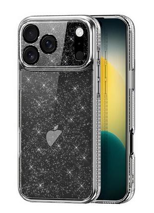 Чохол crystal case прозорий для iphone 17 pro max захисний аксесуар від ударів і подряпин