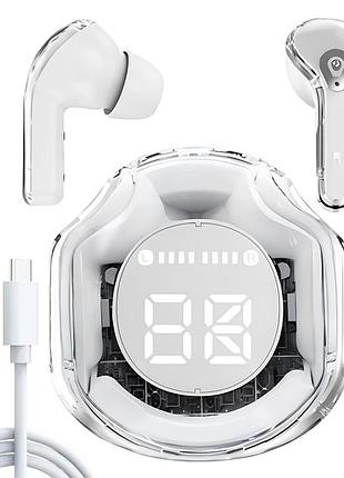 Беспроводные наушники bluetooth 5.0 с шумоподавлением hifi звук влагозащита ipx4 tws air 31 белые