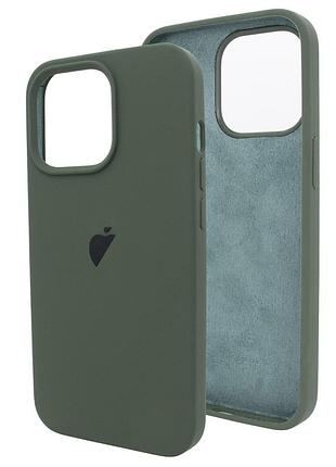 Чохол silicone case для iphone 15 яскравий захисний аксесуар cyprus green для захисту від пошкоджень