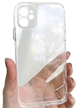 Чохол прозорий для iphone 11 space collection захисний аксесуар із повним доступом до камери