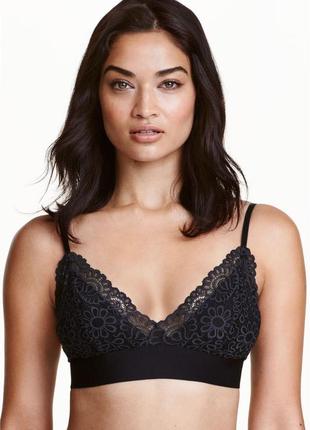 Красивейший, кружевной бралетт h&m