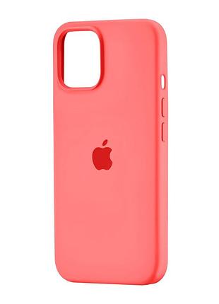 Чохол силіконовий протиударний для iphone 15 захист камери персиковий