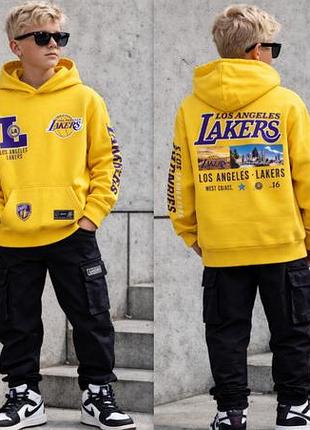 Бомбезное яркое худи lakers primark