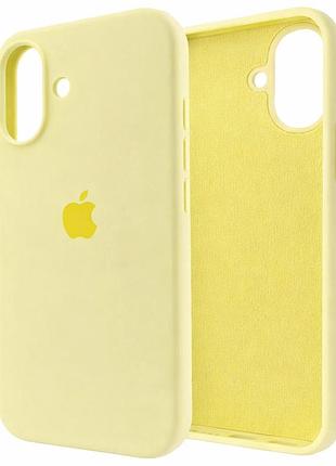 Чехол силиконовый противоударный для iphone 17 mellow yellow