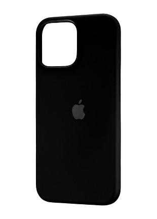 Чохол силіконовий протиударний для iphone 16 pro max чорний