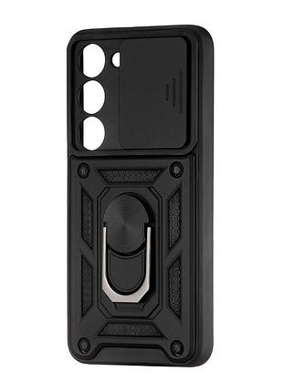 Чехол поликарбонат противоударный для samsung s23 черный full protection