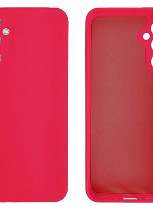 Чехол silicone case camera protective для samsung s21 fe (15) бордовый rose red