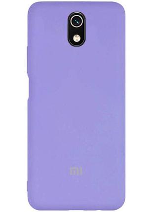 Чехол silicone case premium для xiaomi redmi 8a lilac (13) лиловый
